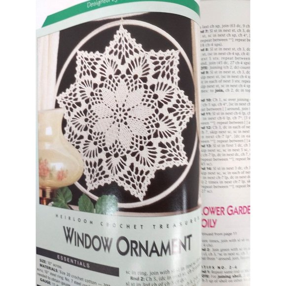 Heirloom Crochet Treasures ©1995  The Needlecraft Shop Donna Robertson  Patterns - Picture 7 of 8